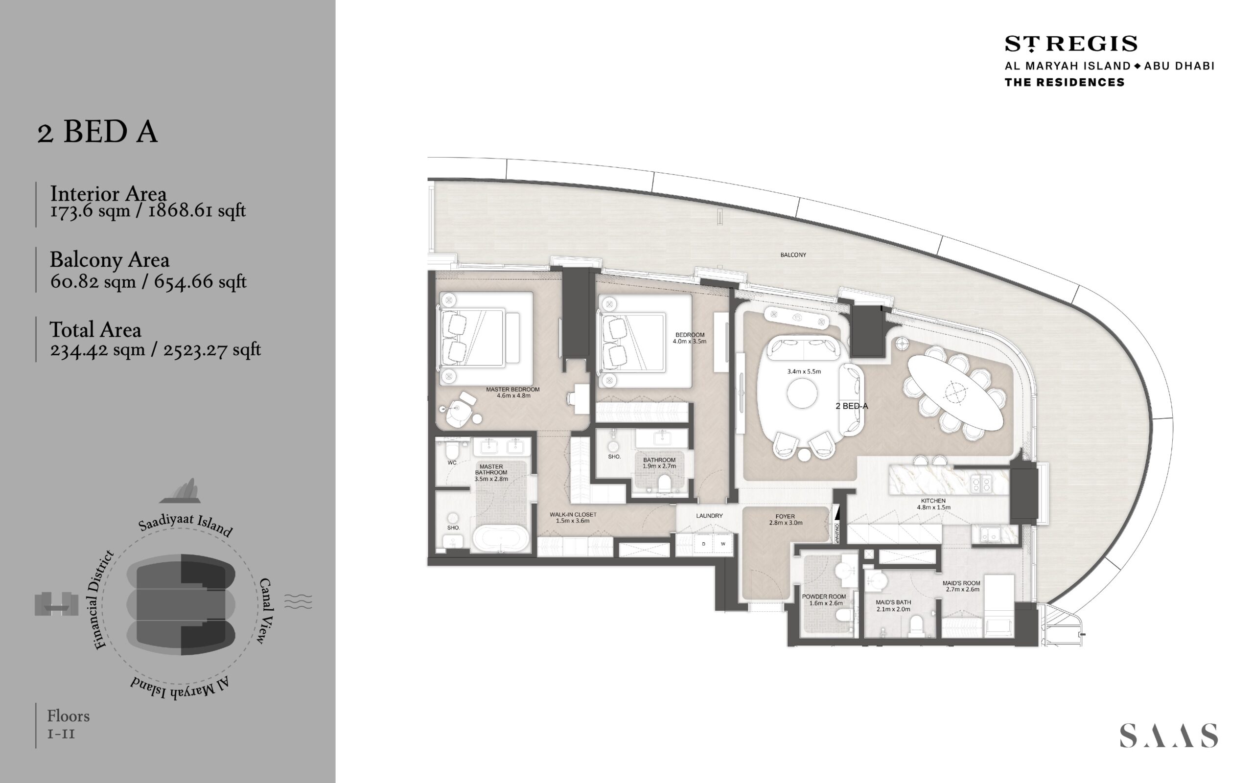 2 Bedroom Floor Plan